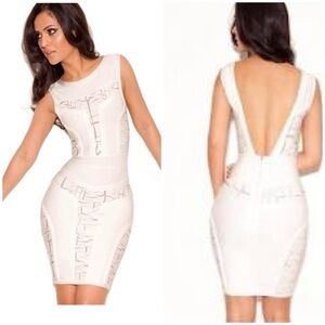 House of CB Danita Bandage Dress Size M
